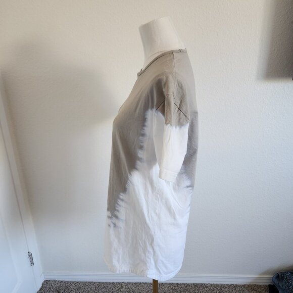 Bylt Prism Dye Tee T-Shirt Mens Medium Tan White Activewear Casual Workout Basic - Picture 5 of 11